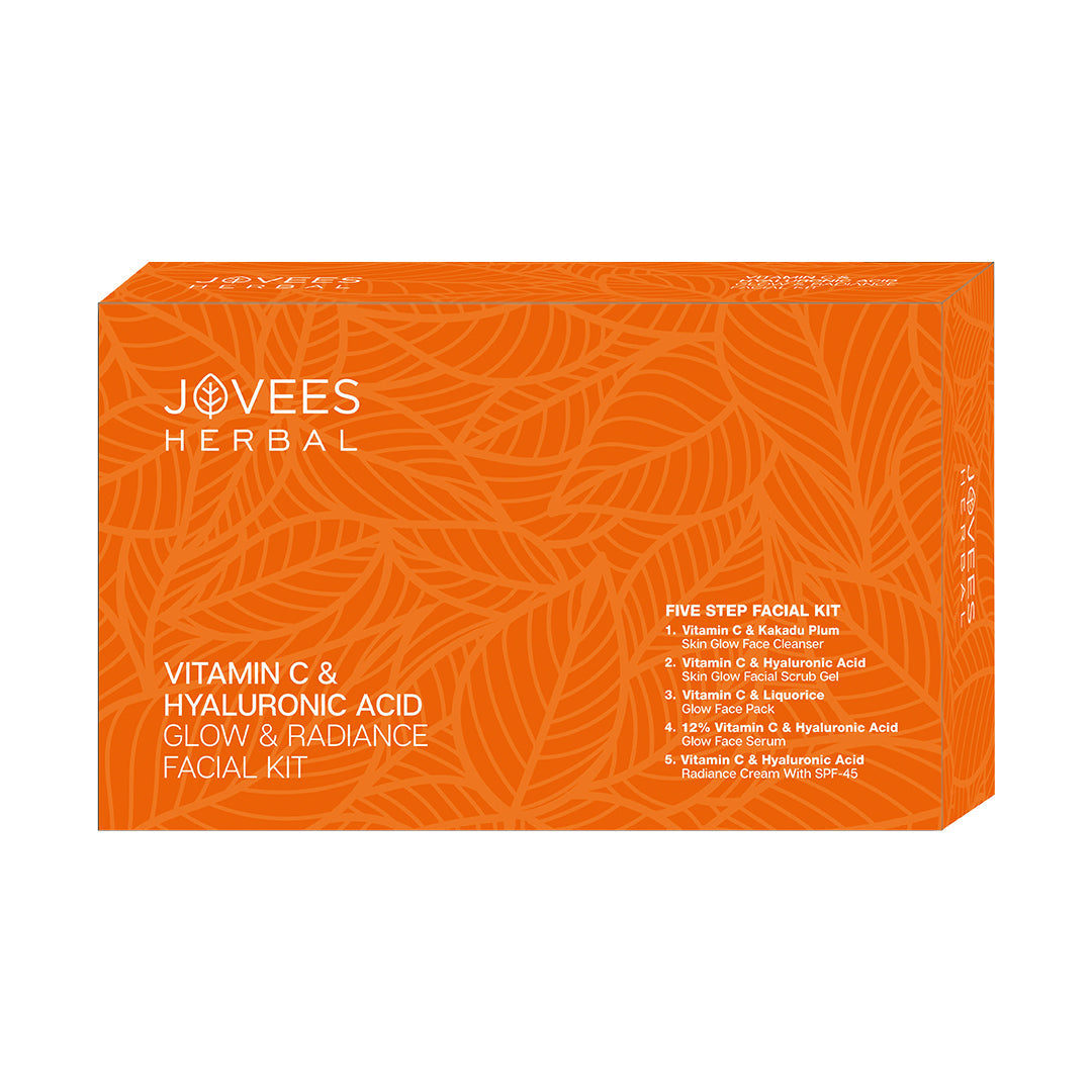 Jovees Vitamin C & Hyaluronic Acid Glow & Radiance Facial Kit