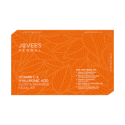 Jovees Vitamin C & Hyaluronic Acid Glow & Radiance Facial Kit