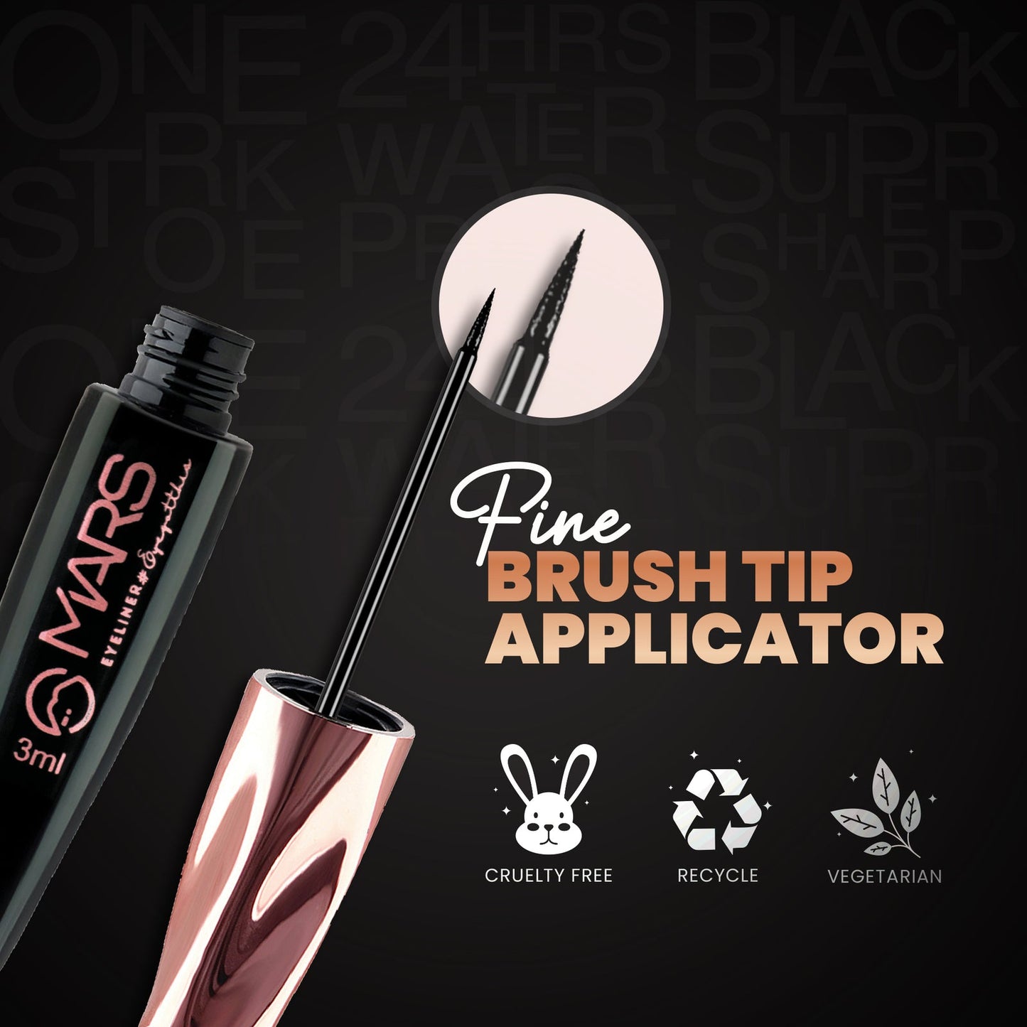 Mars Glossy Liquid Eyeliner