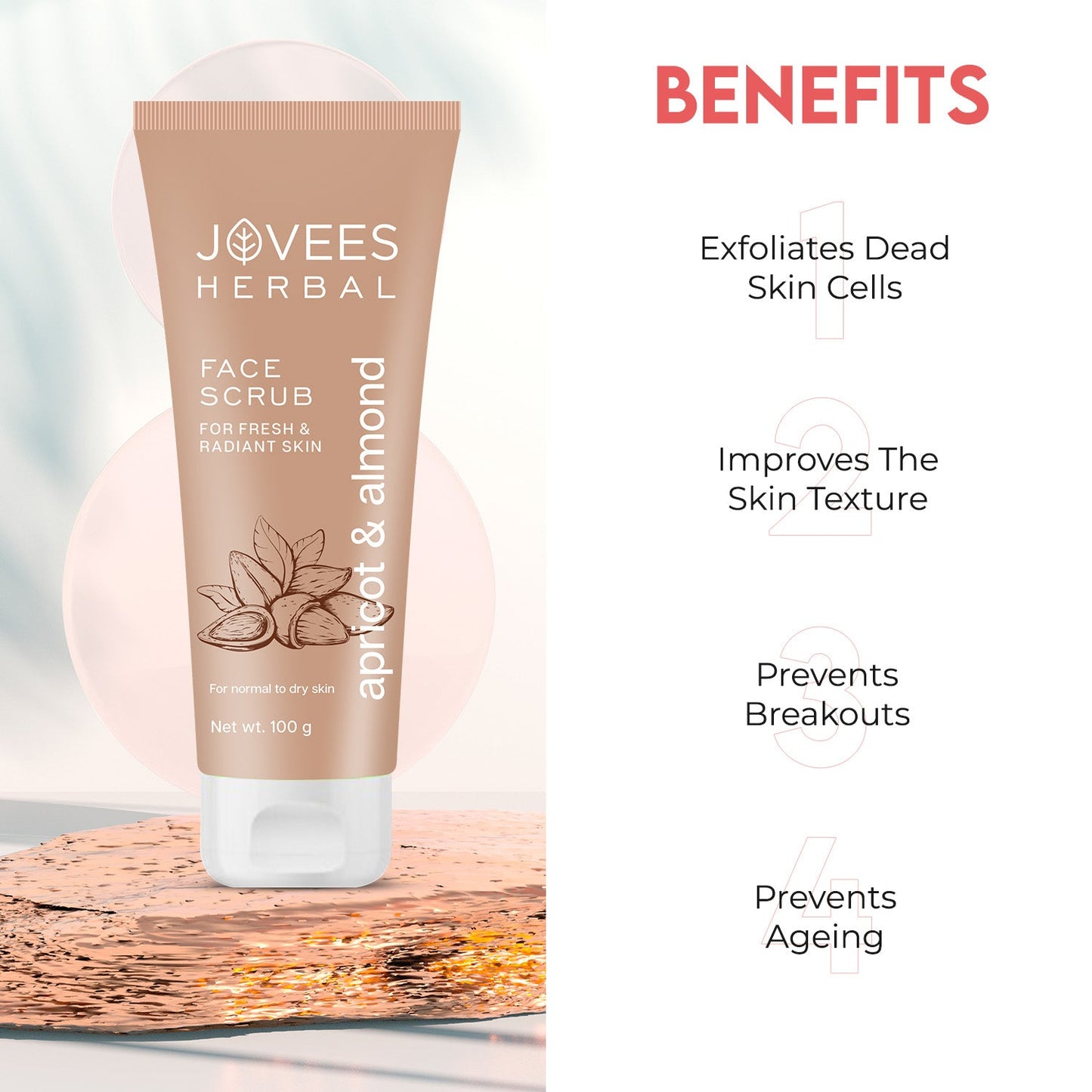 Jovees Apricot & Almond Face Scrub