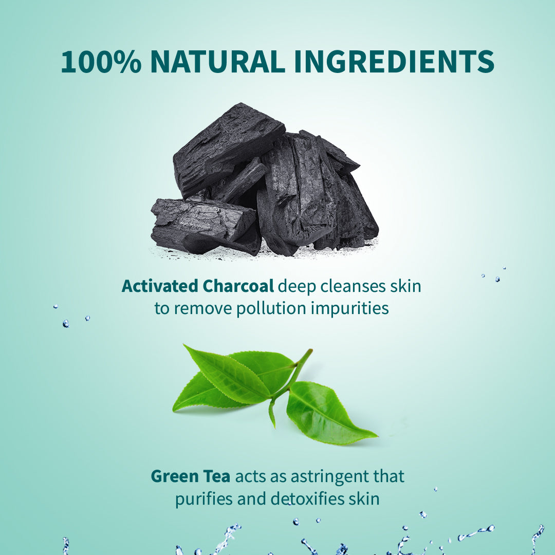 Himalaya Herbals Pollution Detox Charcoal Face Scrub - PUSHMYCART