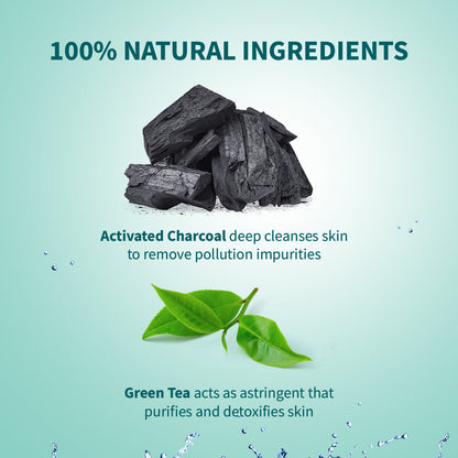 Himalaya Herbals Pollution Detox Charcoal Face Scrub - PUSHMYCART