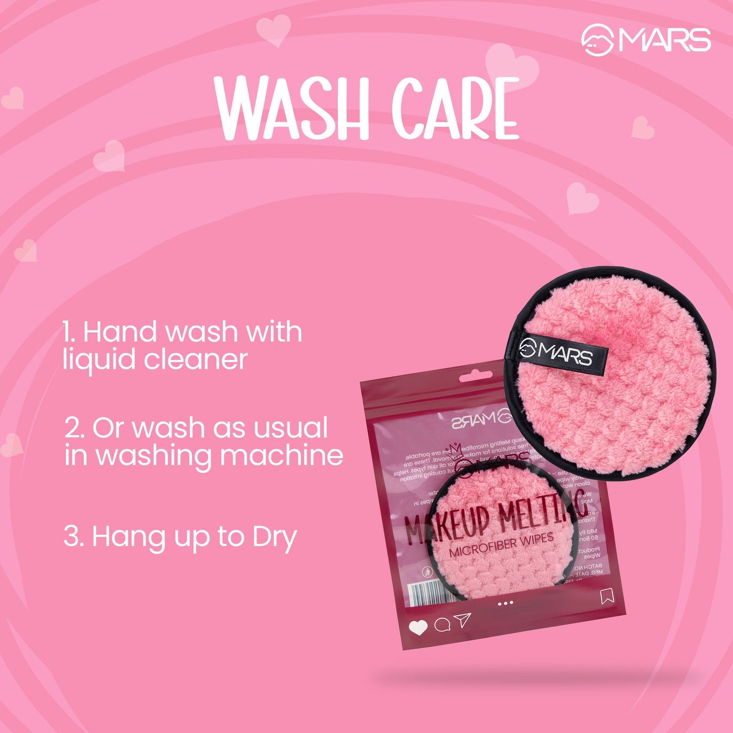 Mars Makeup Melting | Microfiber Wipes
