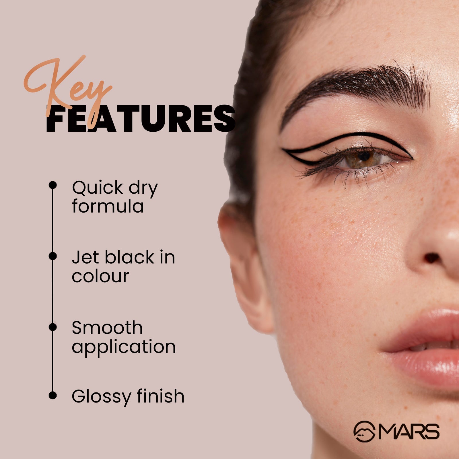 Mars Glossy Liquid Eyeliner
