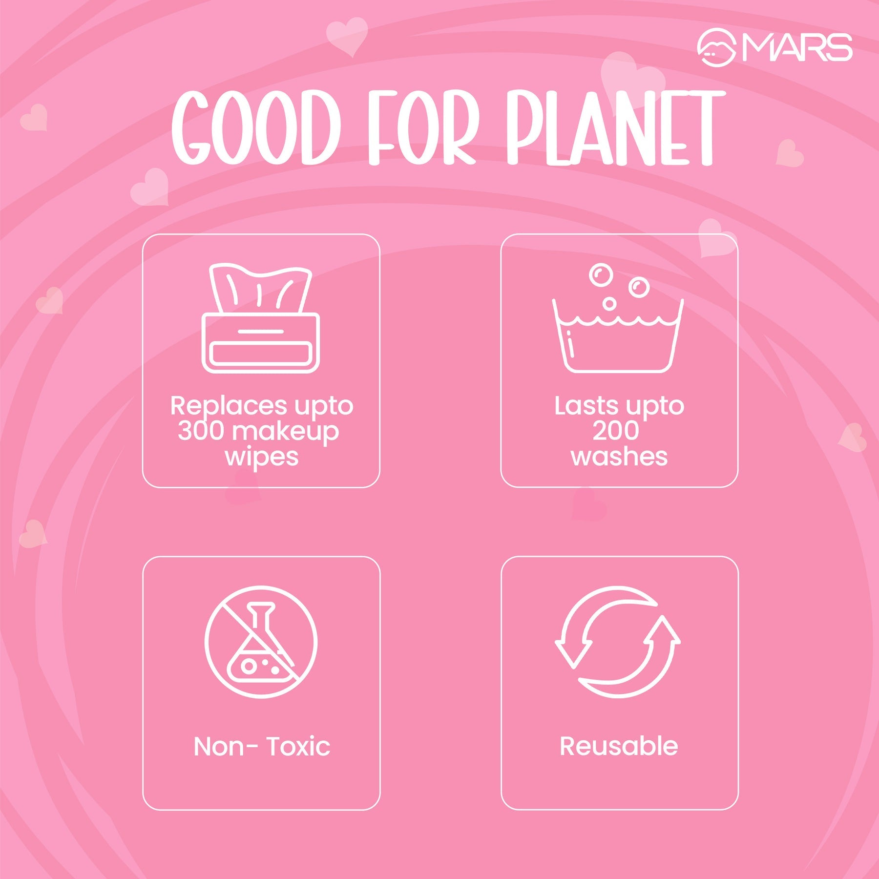 Mars Makeup Melting | Microfiber Wipes