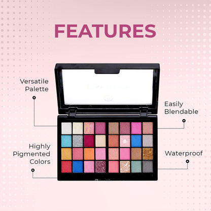 Colors-Queen-Cat-Walk-Makeup-Kit---32-Professional-Eyeshadows
