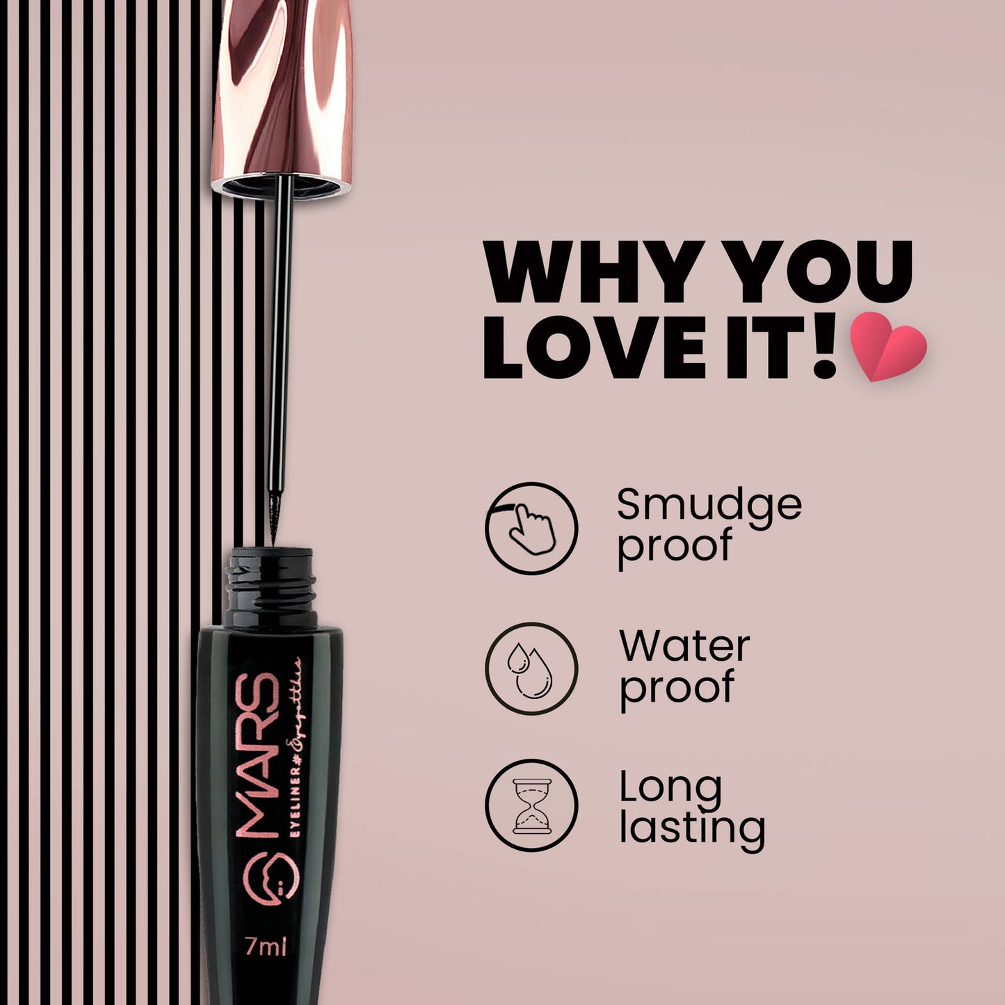 Mars Glossy Liquid Eyeliner