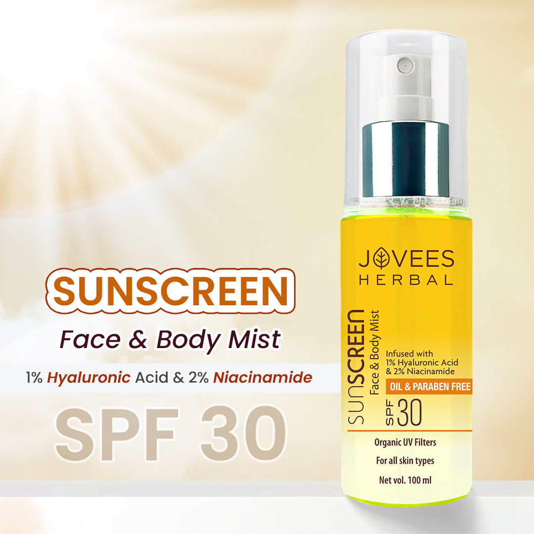 Jovees Sunscreen Face And Body Mist SPF 30