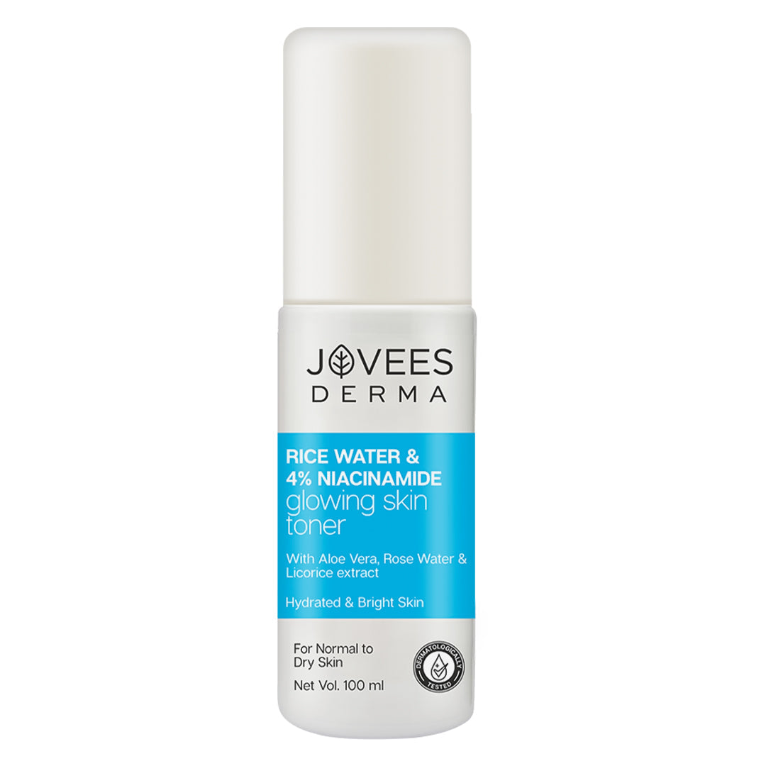 Jovees Derma Rice Water & 4% Niacinamide Glowing Skin Toner