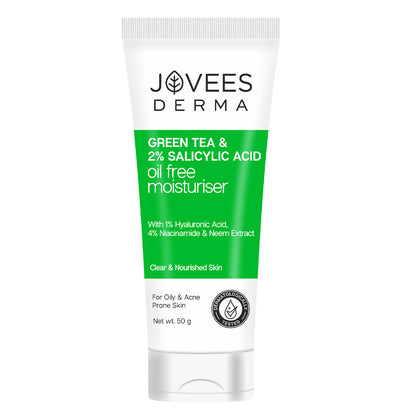 Jovees Derma Green Tea & 2% Salicylic Acid Oil Free Moisturiser