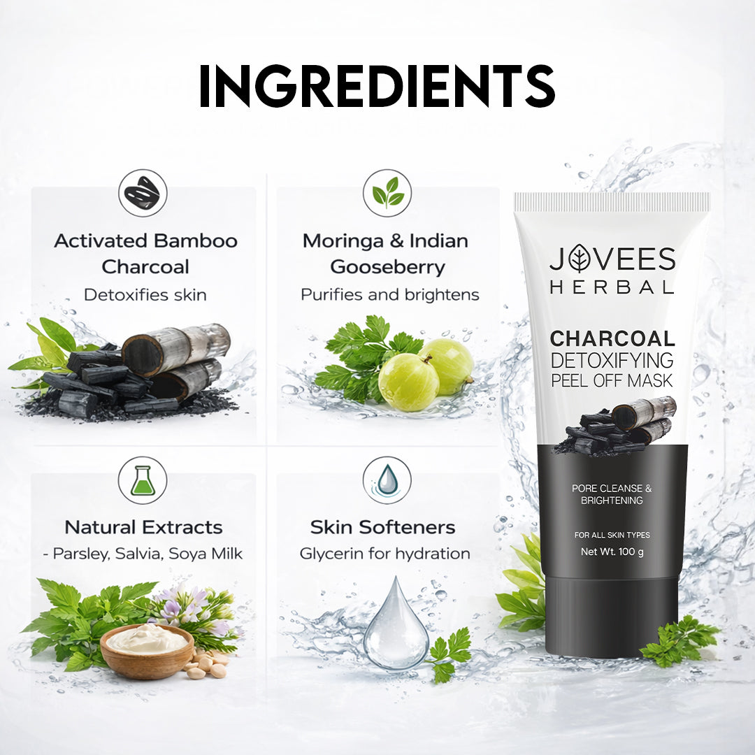 Jovees Activated Charcoal Detoxifying Peel Off Mask