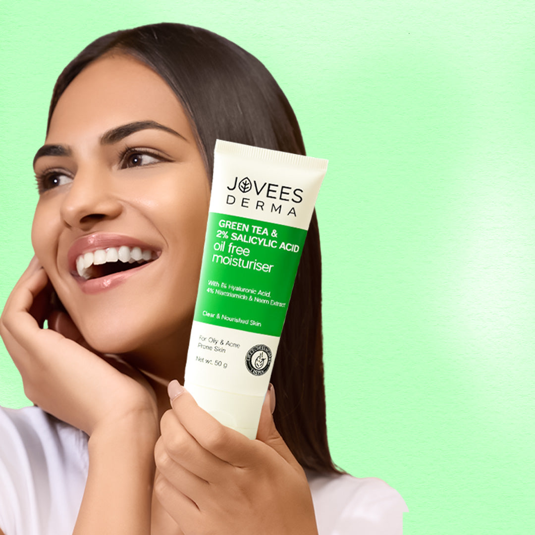 Jovees Derma Green Tea & 2% Salicylic Acid Oil Free Moisturiser