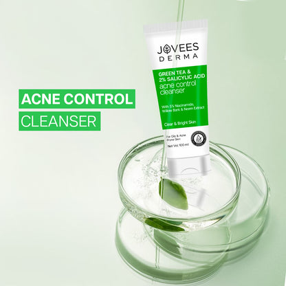 Jovees Derma Green Tea & 2% Salicylic Acid Acne Control Cleanser