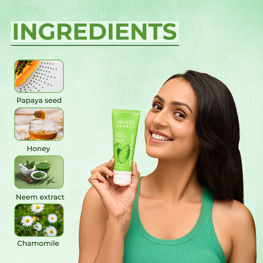 Jovees Papaya & Honey Face Scrub