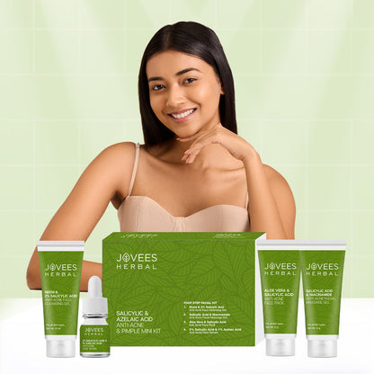 Jovees Salicylic & Azelaic Acid Anti-Acne & Pimple Mini Facial Kit