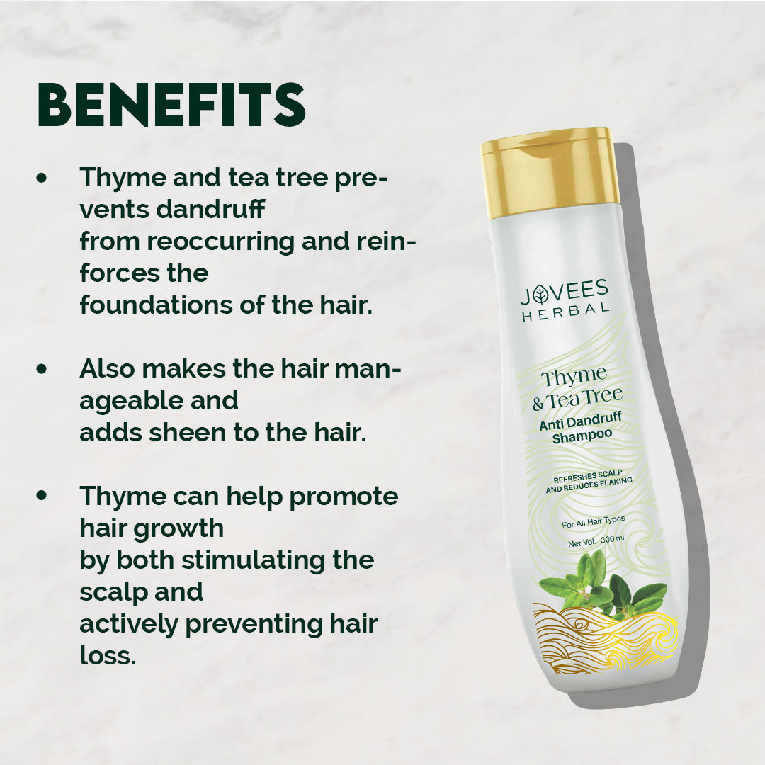 Jovees Thyme & Tea Tree Anti-Dandruff Shampoo