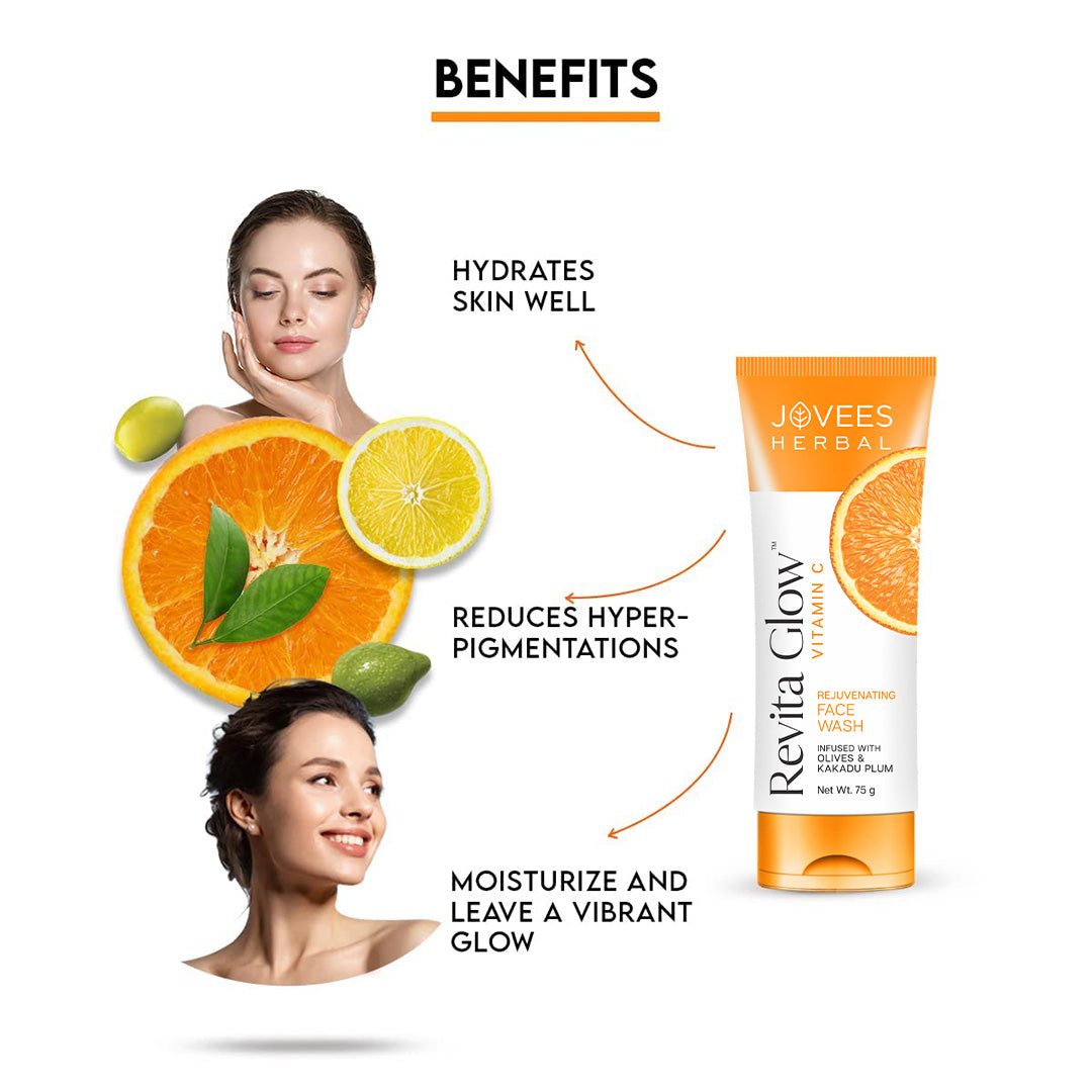 Jovees Revita Glow Vitamin C Face Wash