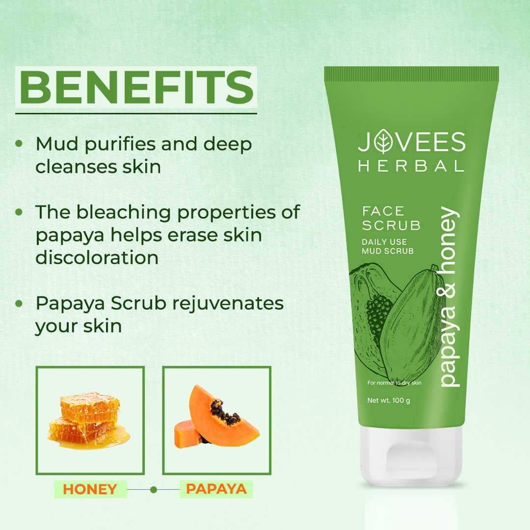 Jovees Papaya & Honey Face Scrub