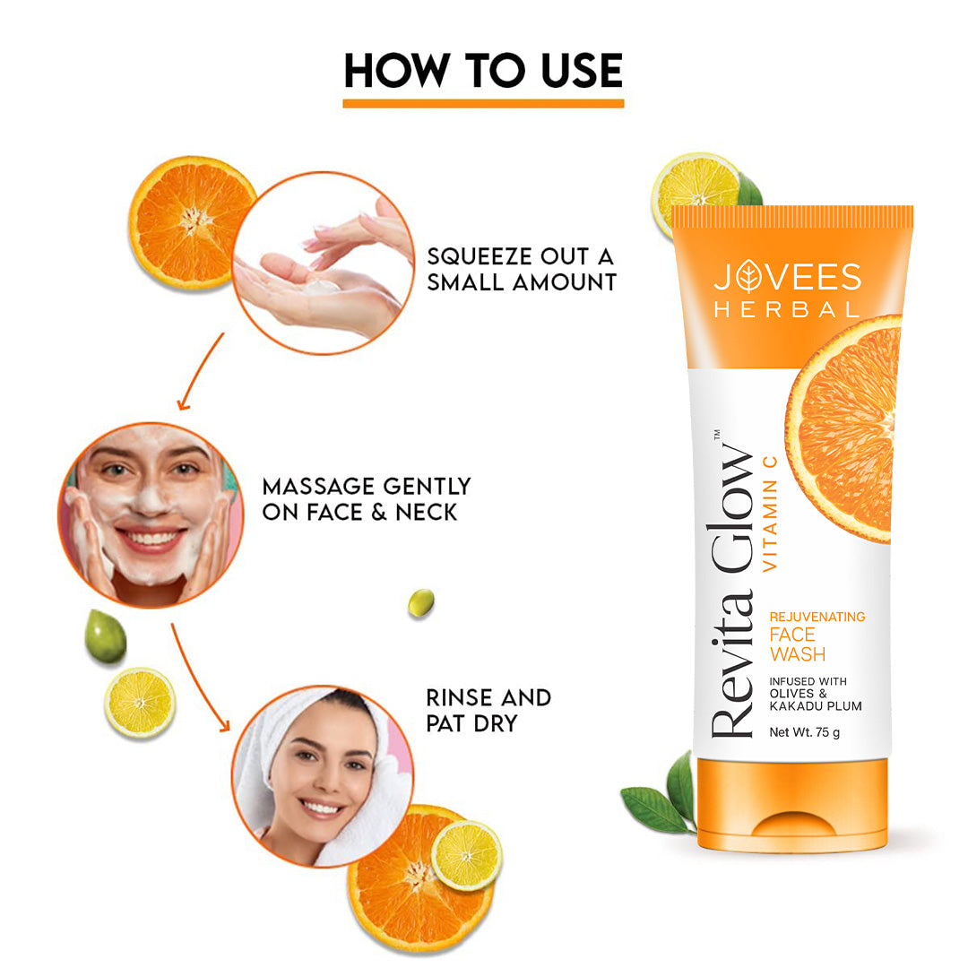 Jovees Revita Glow Vitamin C Face Wash