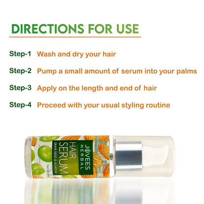 Jovees Hair Serum With Grape Seed & Almond Oil