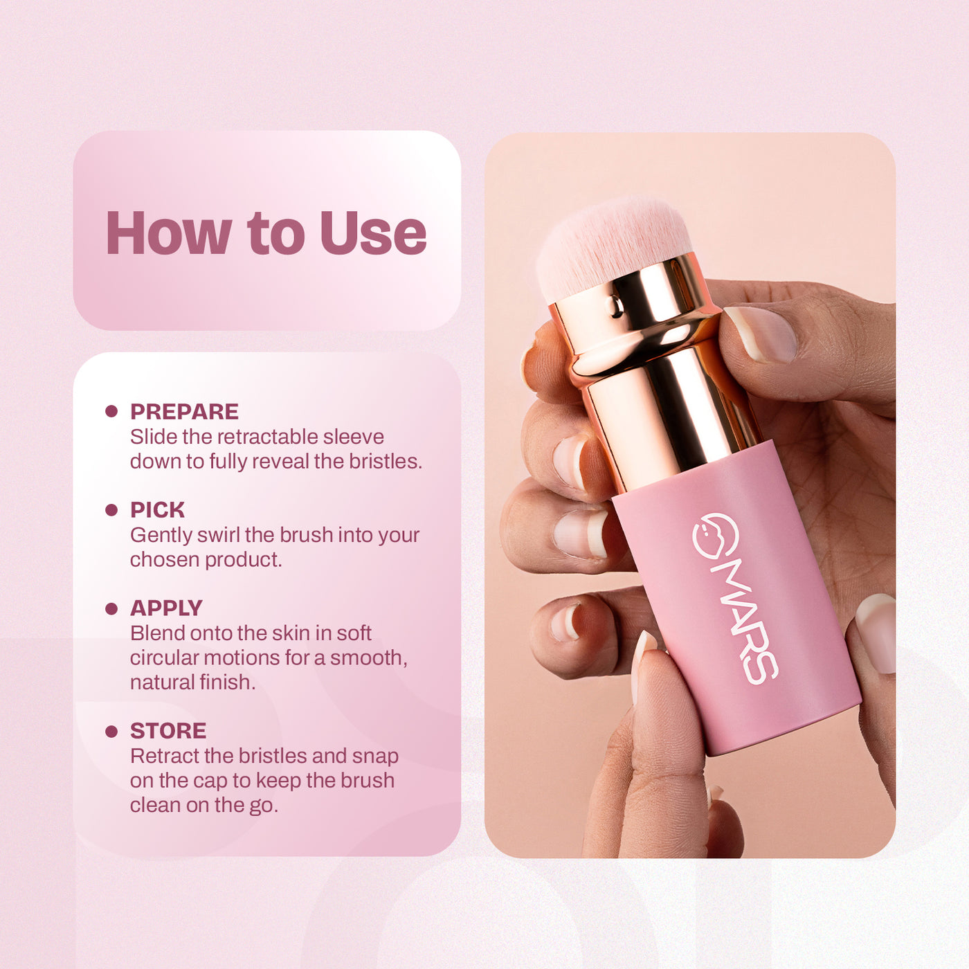 Mars Pop | Retractable Brush