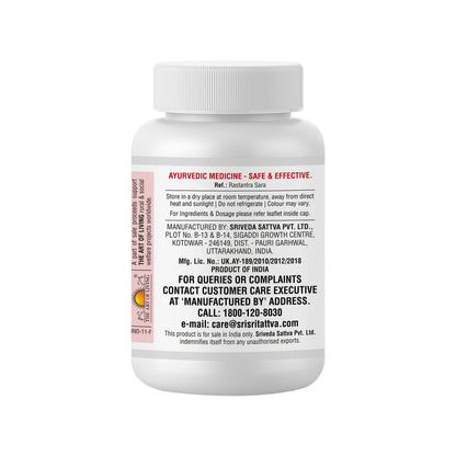 Sri Sri Tattva Ashwagandhadi Tablet - Vata Rogas, 60 Tablets