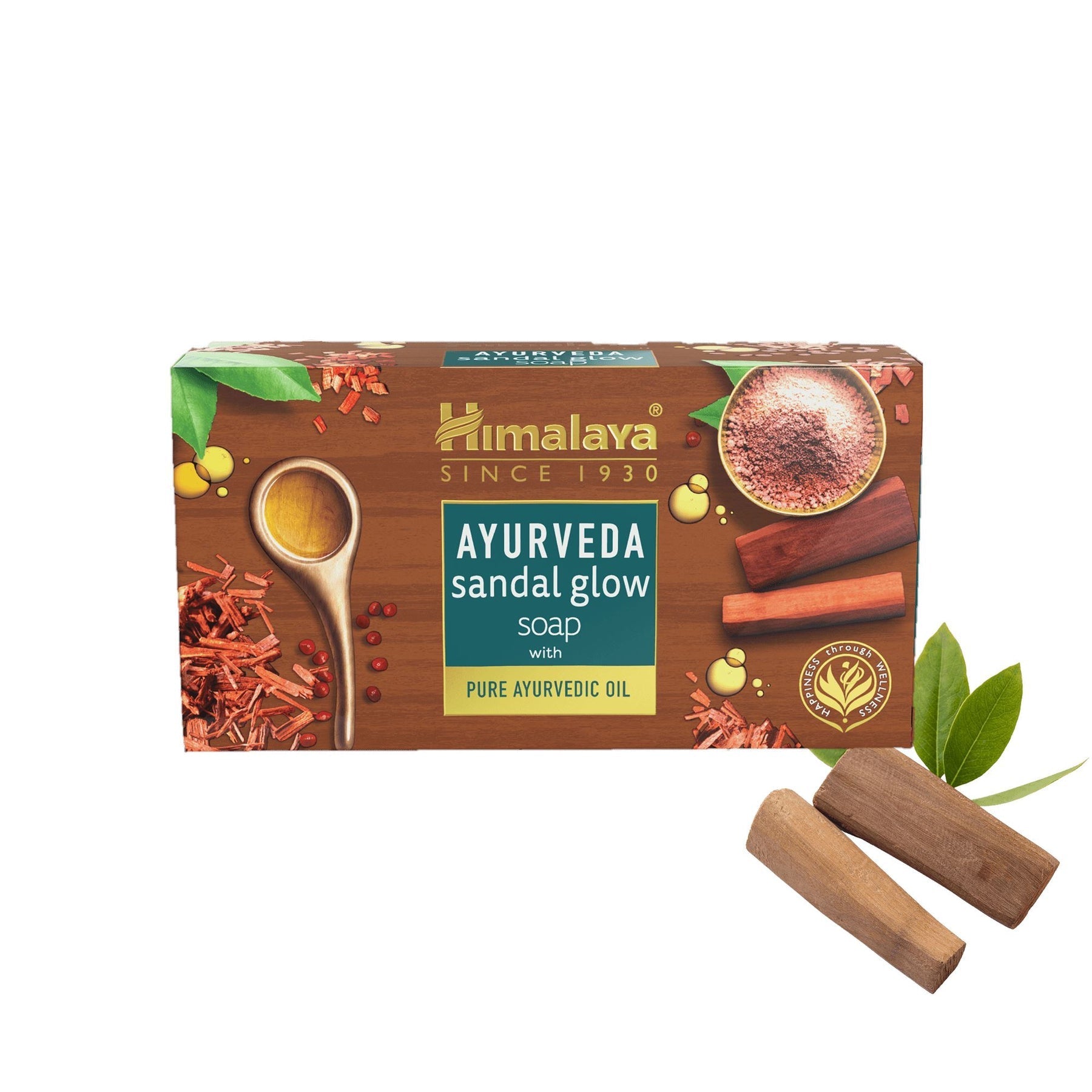 Himalaya Herbals Ayurveda Sandal Glow Soap - PUSHMYCART