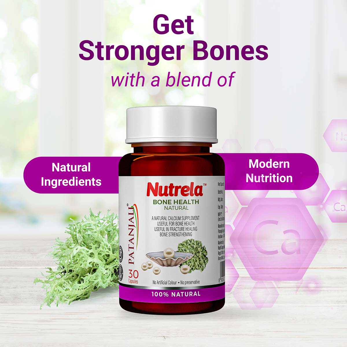 Patanjali Nutrela Bone Health Natural Capsules