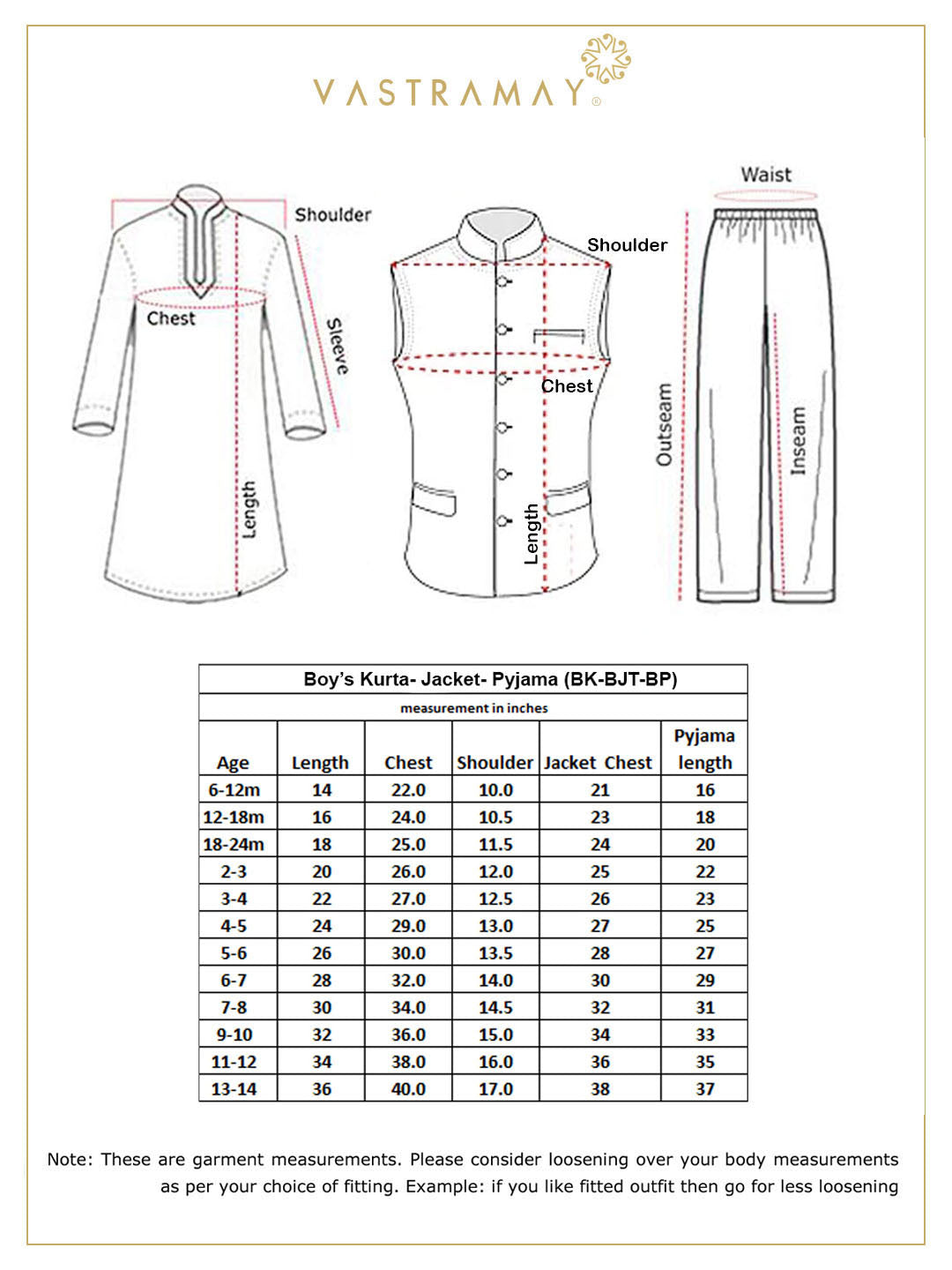 JBN CREATION Boys' Gold Cotton Silk Blend Kurta, Nehru Jacket and Pyjama Set