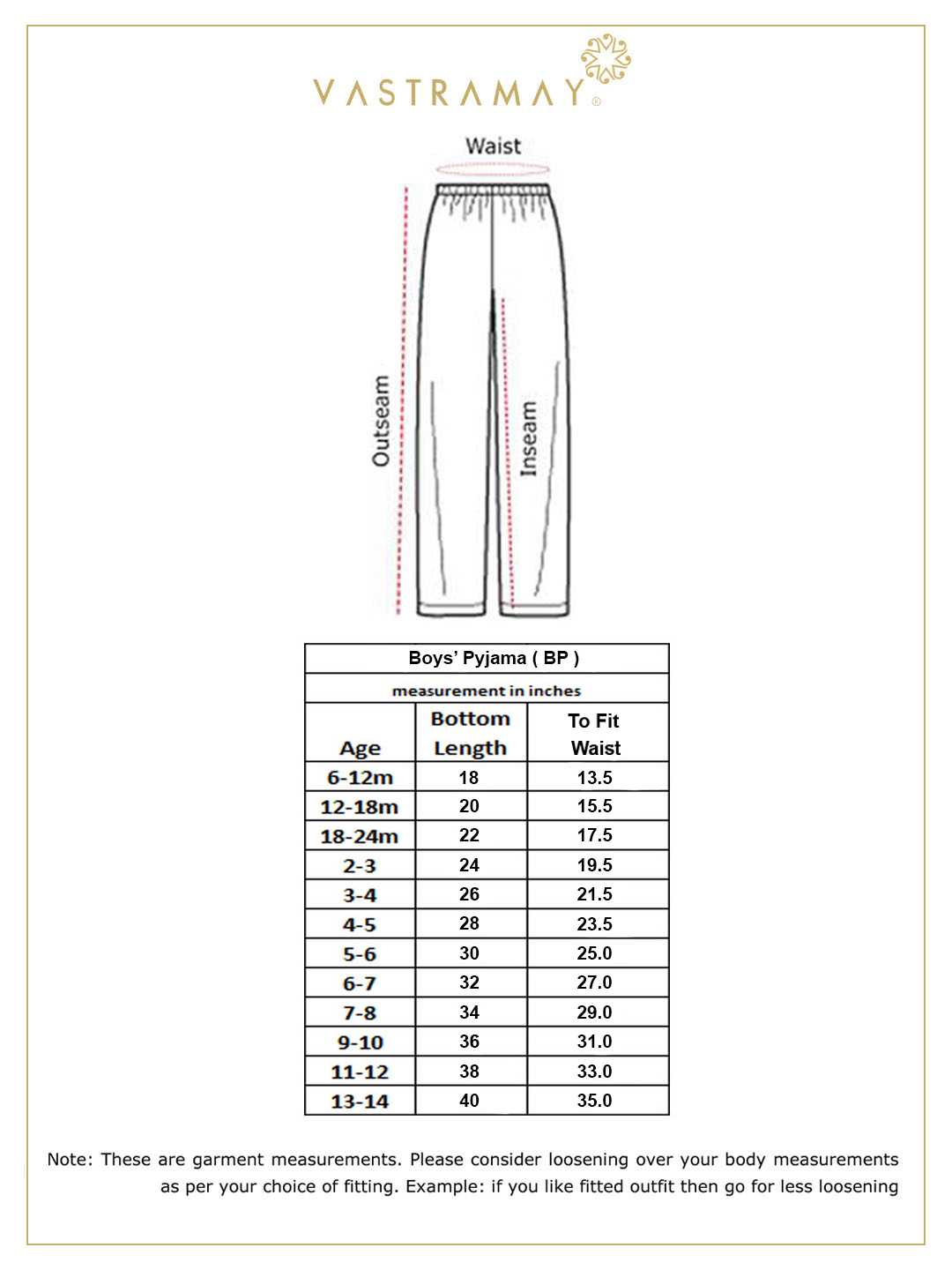 VASTRAMAY Boy's White Cotton Slim Fit Pant