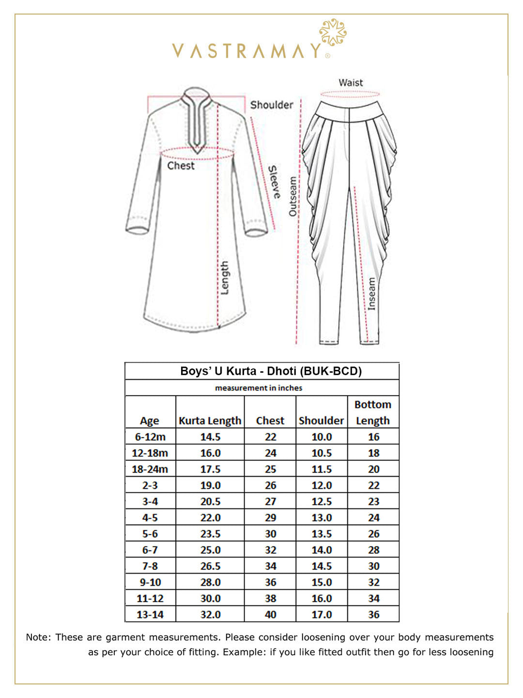 Vastramay Boys' Pink Cotton Silk Kurta and Dhoti Pant Set