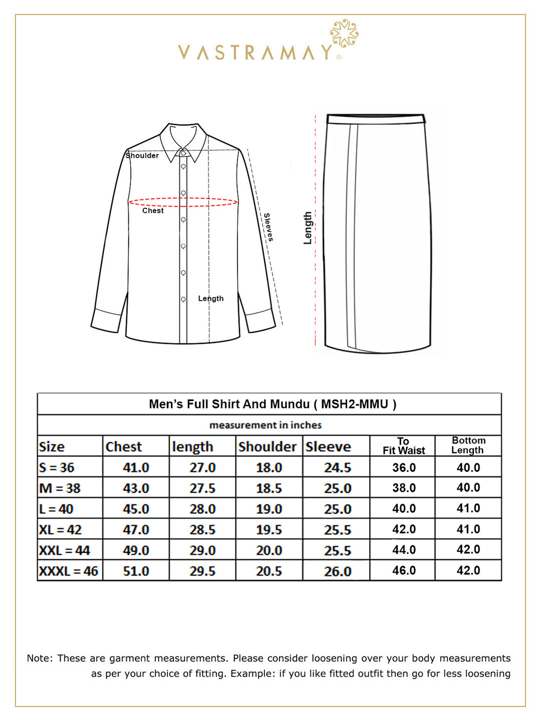 vastramay mens lavender color shirt and mundu set