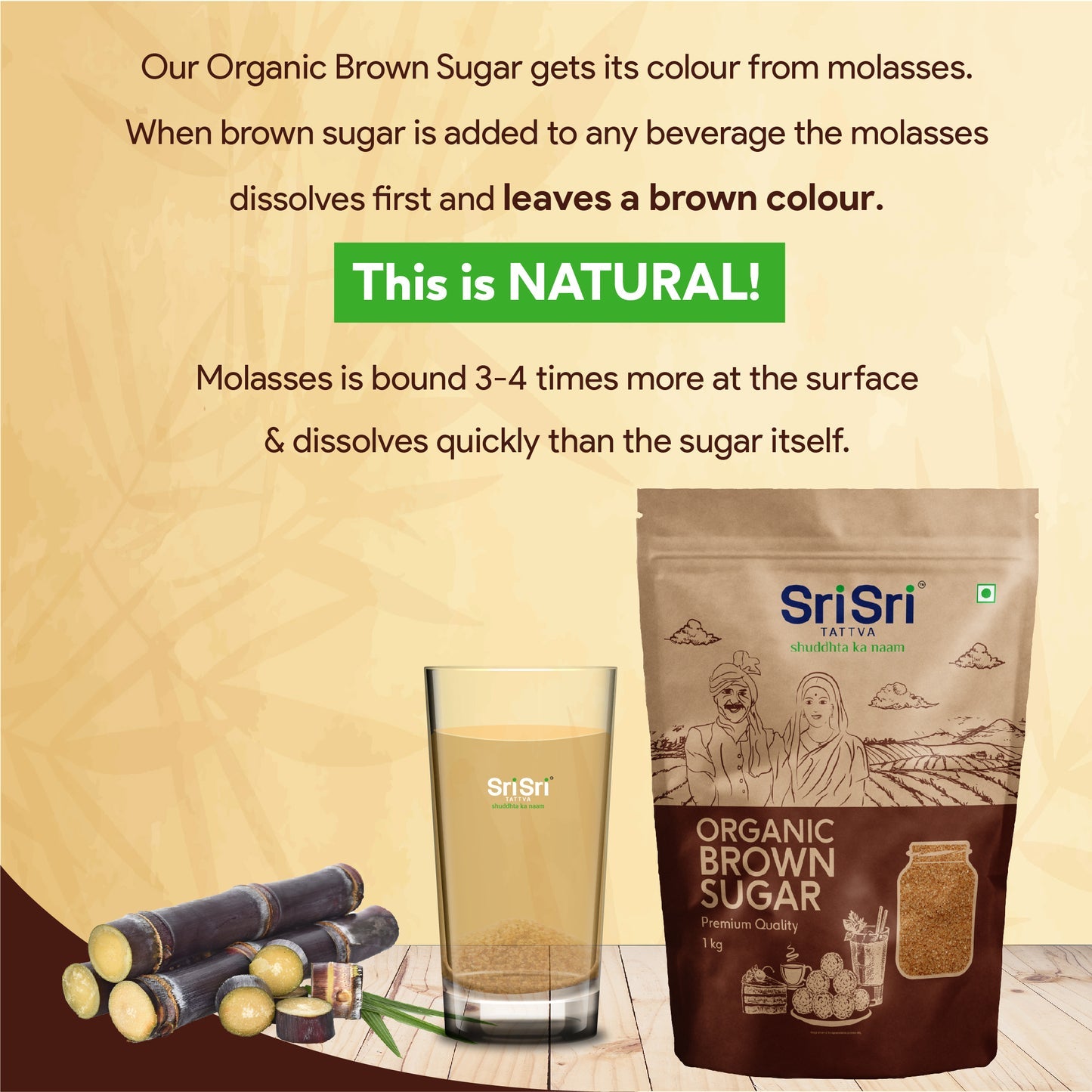 Sri Sri Tattva Organic Brown Sugar