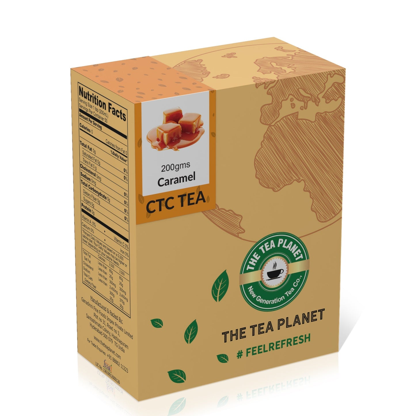 The Tea Planet Caramel Flavored CTC Tea