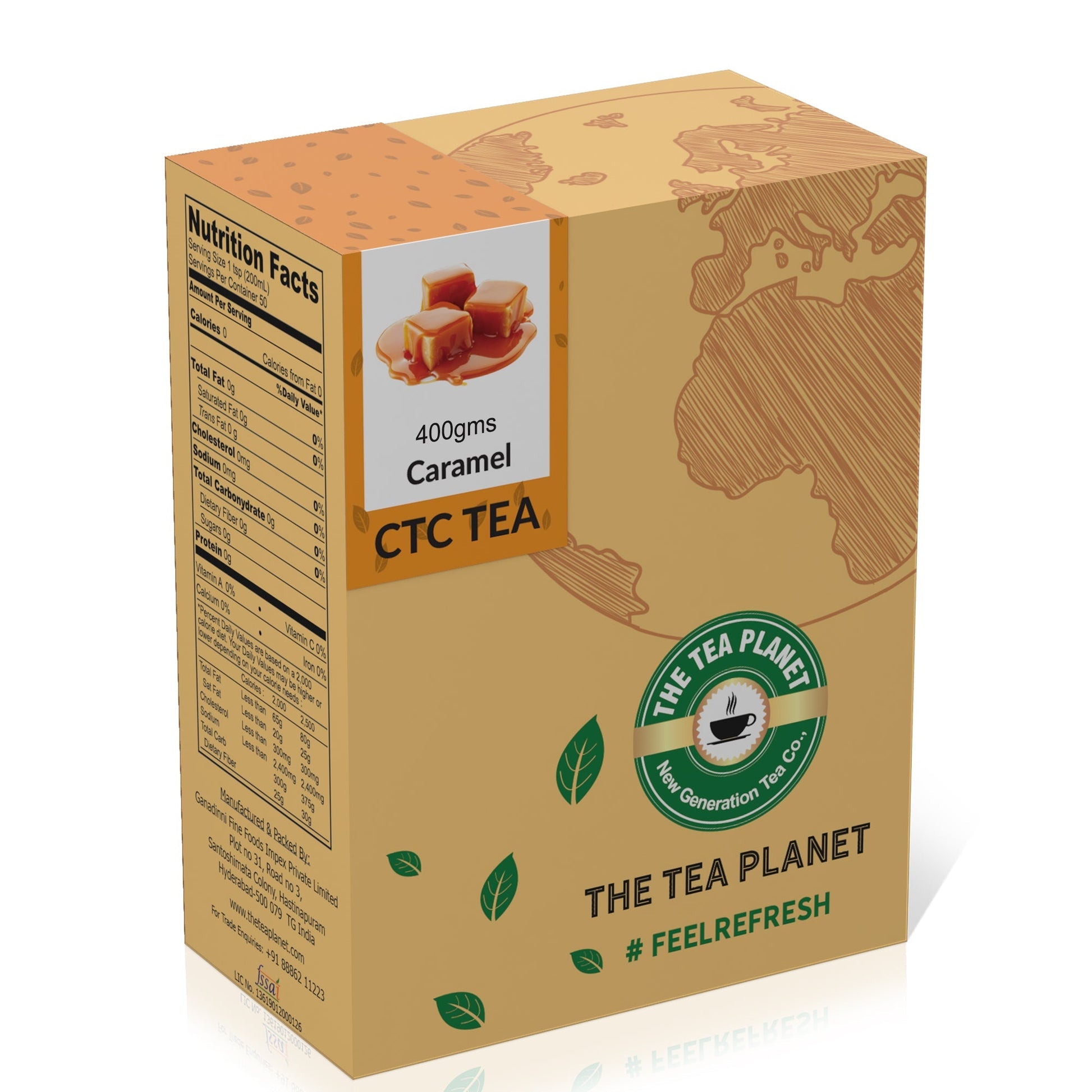 The Tea Planet Caramel Flavored CTC Tea