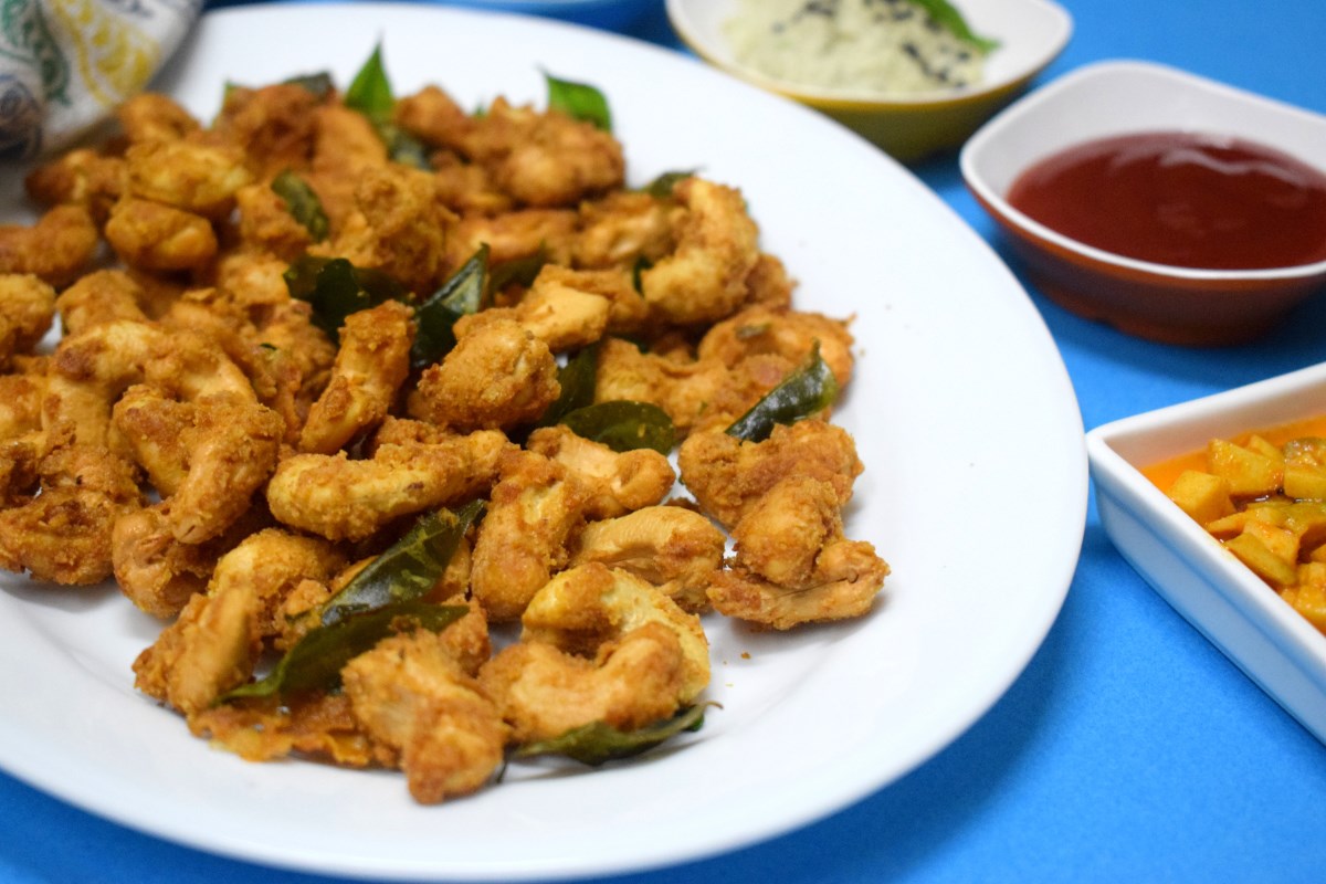 Telangana snacks Kaju Pakoda | Cashew | Jeedipappu Pakodi | Munthiri