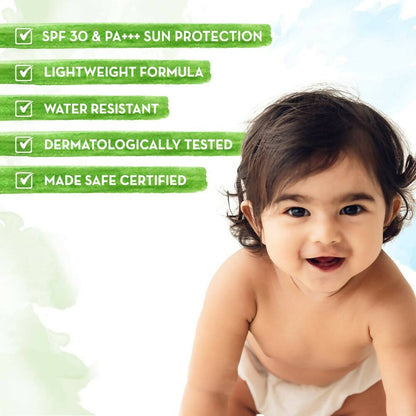 Mamaearth Milky Soft Mineral Based Sunscreen SPF 30 and PA+++ With Oats Milk and Calendula