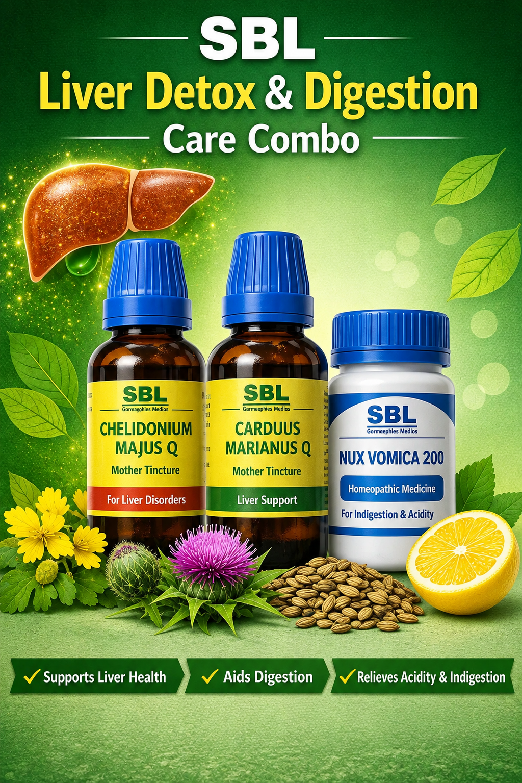 SBL Liver Detox & Digestion Care Combo