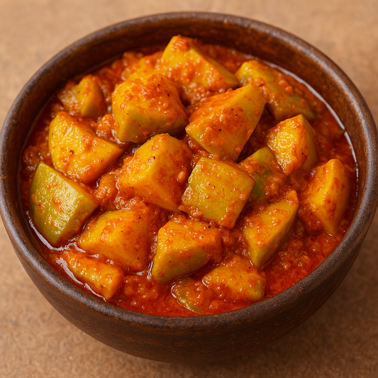 Mithos Andhra Avakaya Pickle (Mango) without garlic