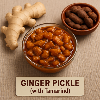 Mithos Ginger Pickle (with Tamarind) without garlic