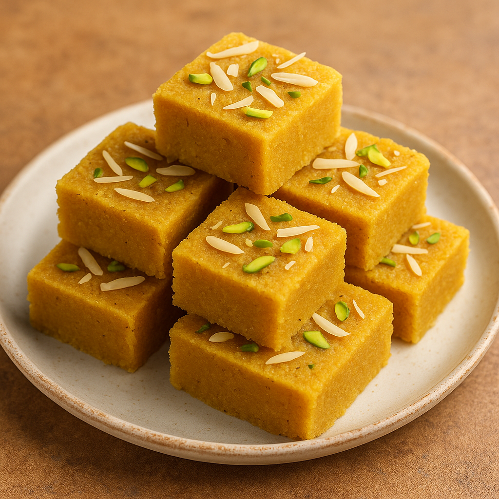 Mithos Besan Burfi