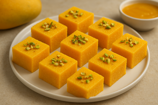 Mithos Mango Ice Cream Burfi