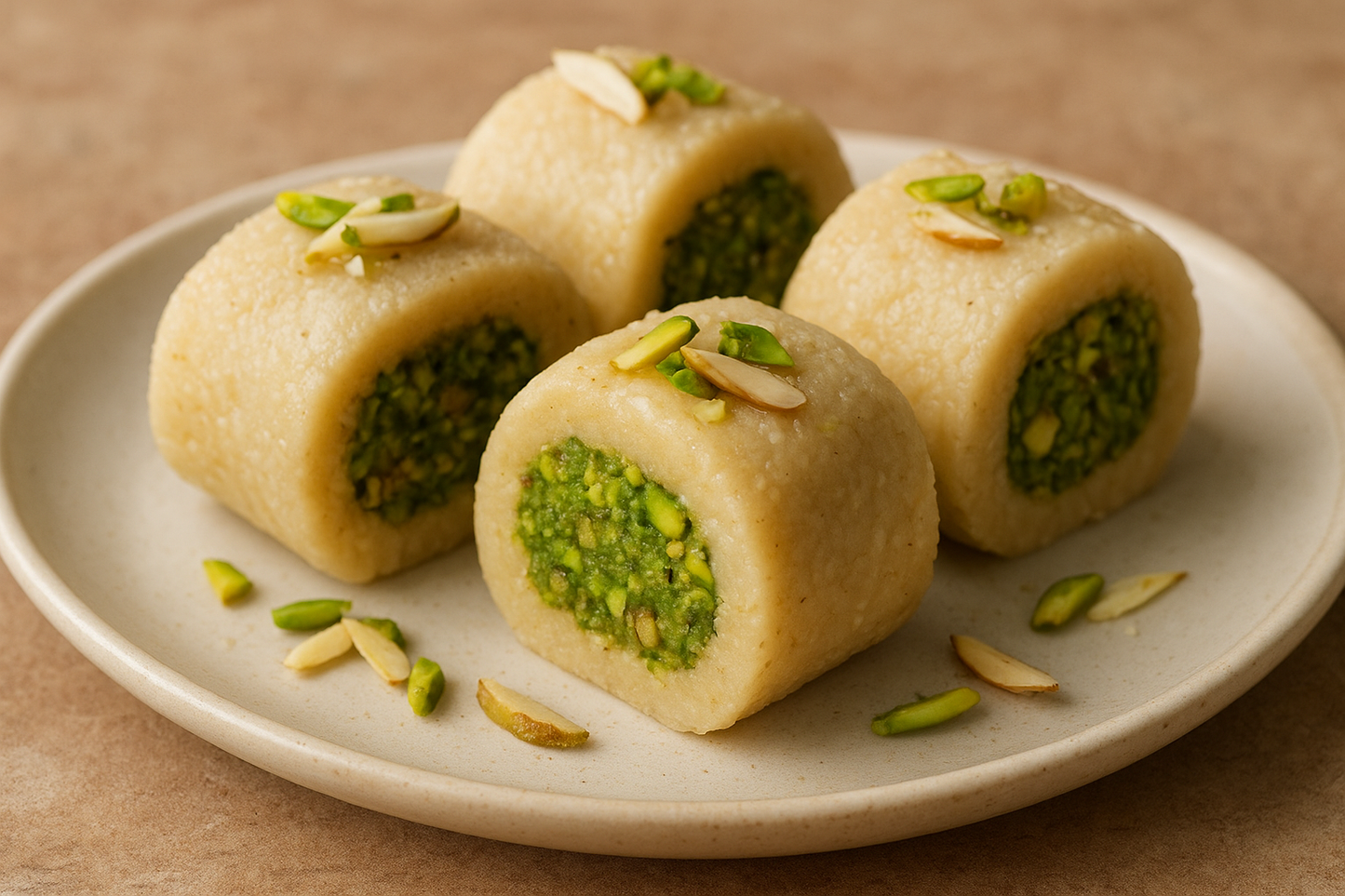 Mithos Badam Pista Roll