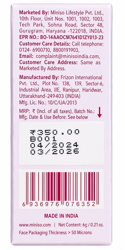 Miniso Fruity Lypcheek Jelly Stain