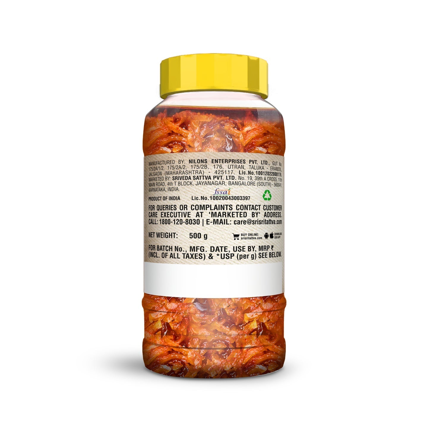 Sri Sri Tattva Choondur Pickle - PUSHMYCART