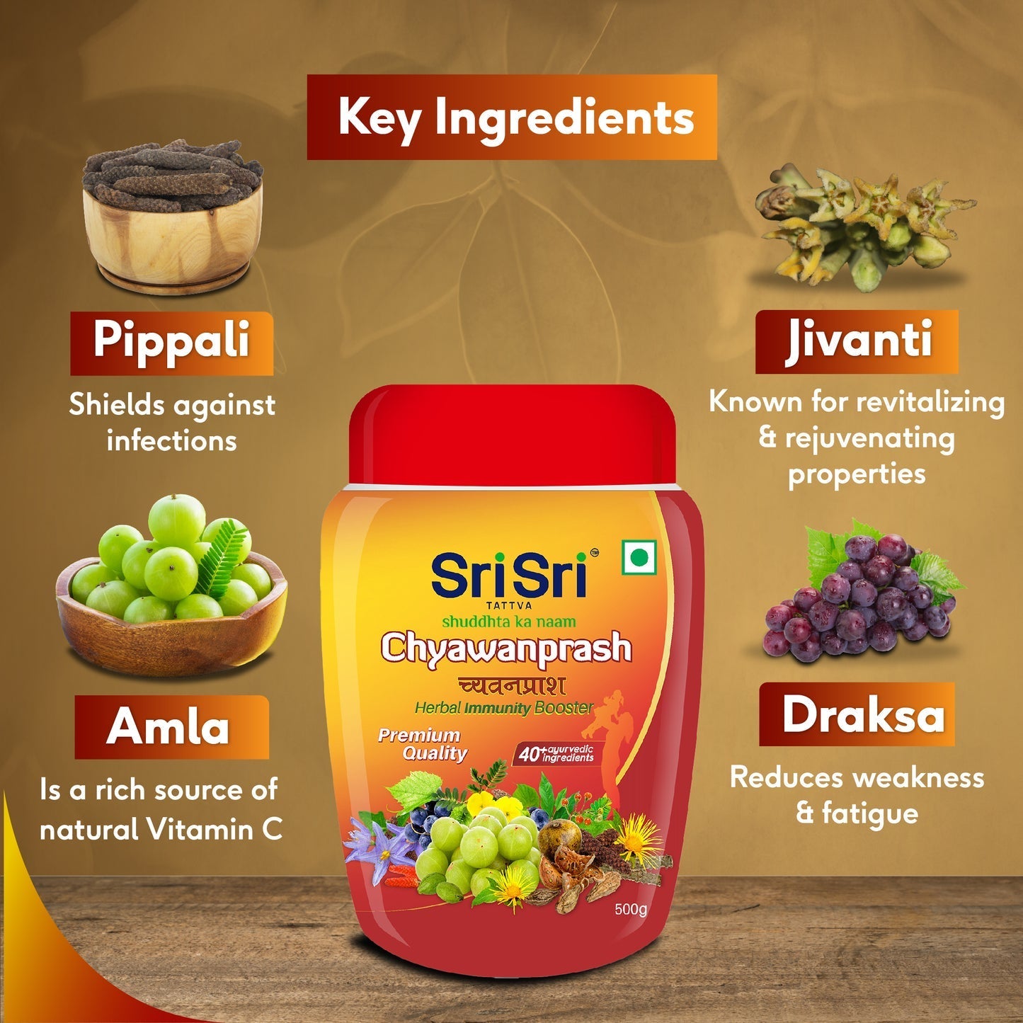 Sri Sri Tattva Chyawanprash 500g - PUSHMYCART