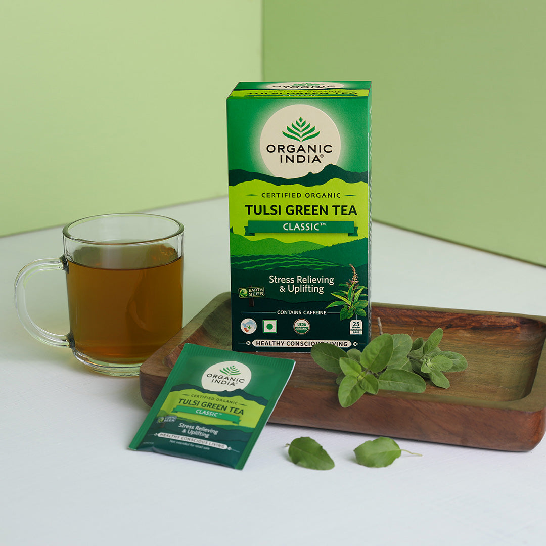 Organic India Tulsi Green Tea Classic