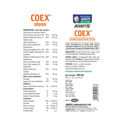 Allen Coex Ayurvedic Cough Expectorant