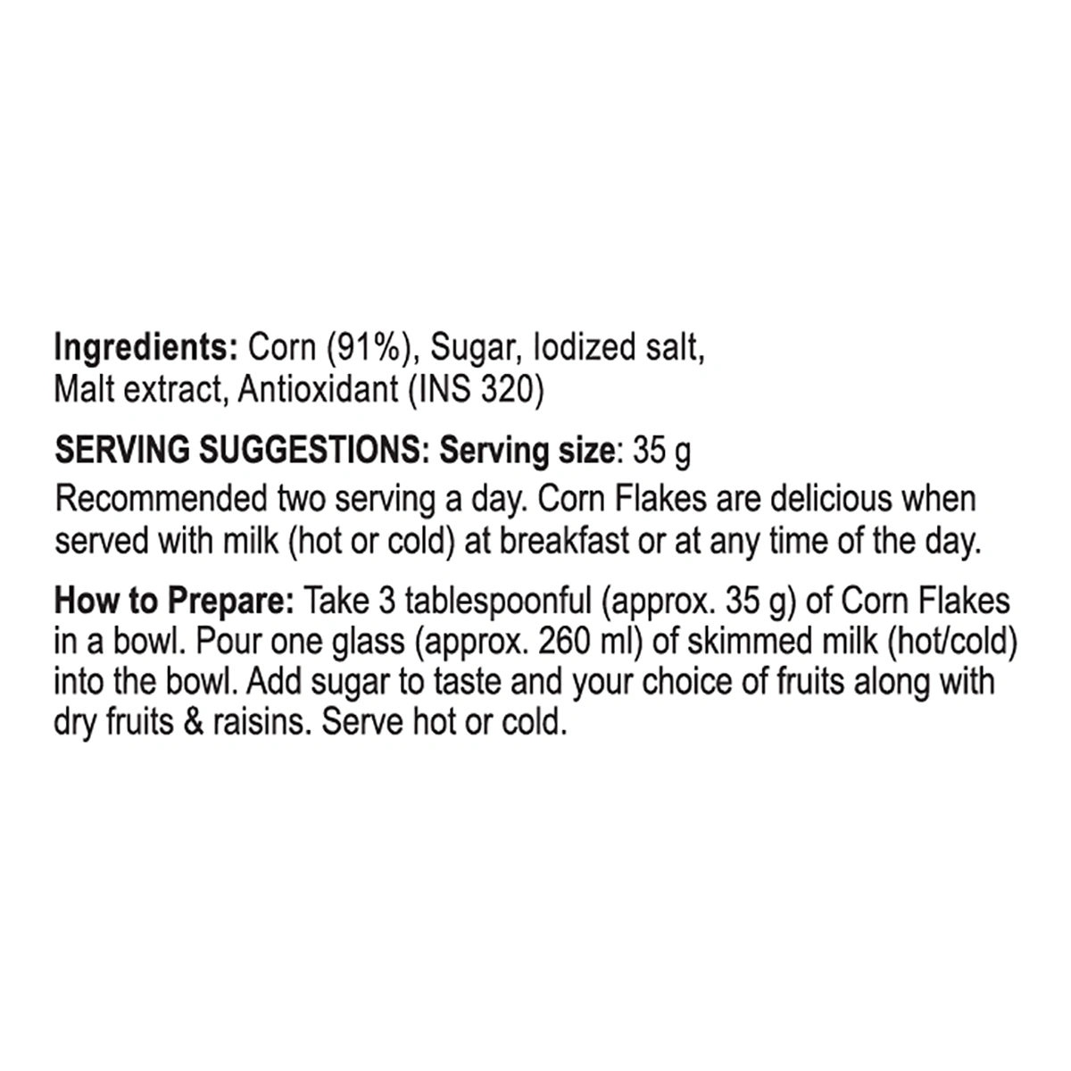 Patanjali Corn Flakes Mix
