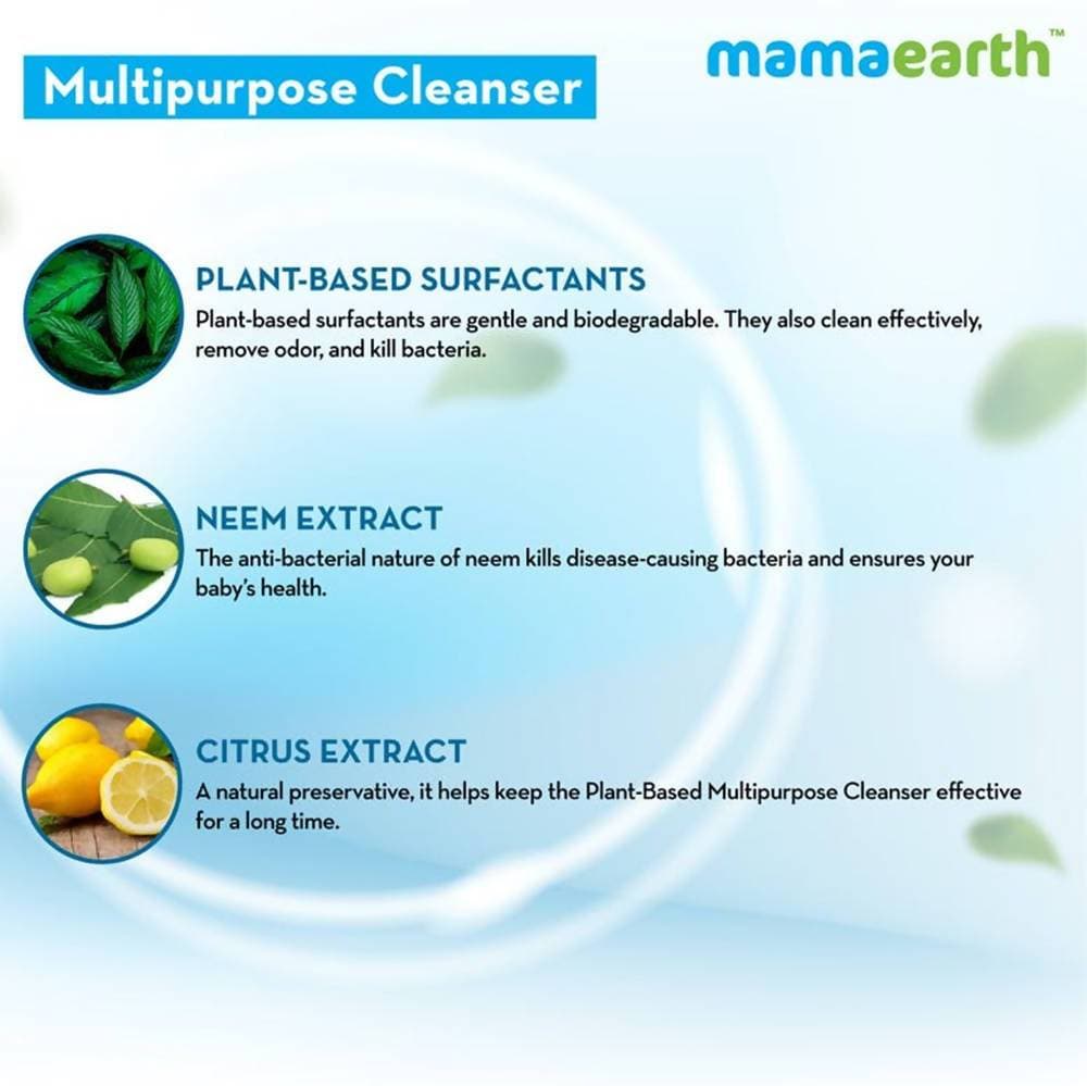 Mamaearth Plant|Based Multipurpose Cleanser For Babies